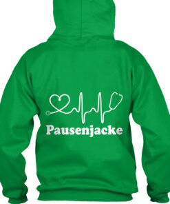 Pausenjacke Stethoskop Wave And Heart Shirt