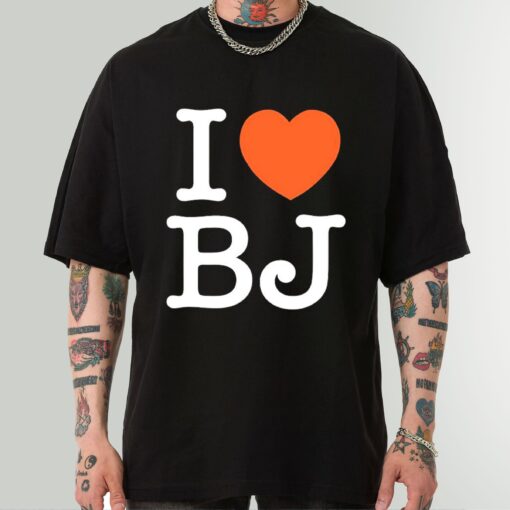 I Love Bj Ben Johnson T-Shirt