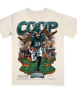 American Football Player Graphic Tee - Bold and Energetic Design