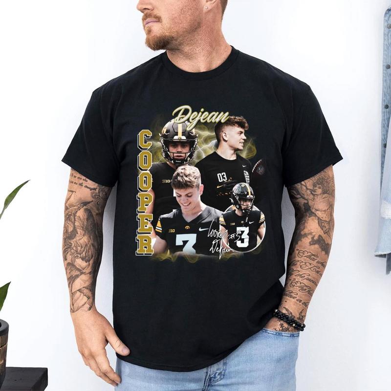 American Football Player Graphic Tee - Bold and Energetic Design