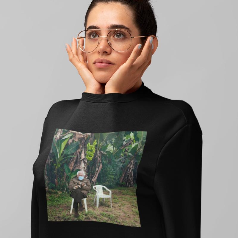 Bernie Sanders Meme Sweatshirt - DTMF Tio Bernie Pullover