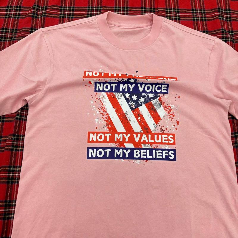 Bold Political Statement: Not My President Dissent Shirt for Women
