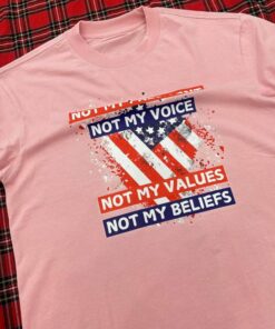 Bold Political Statement: Not My President Dissent Shirt for Women