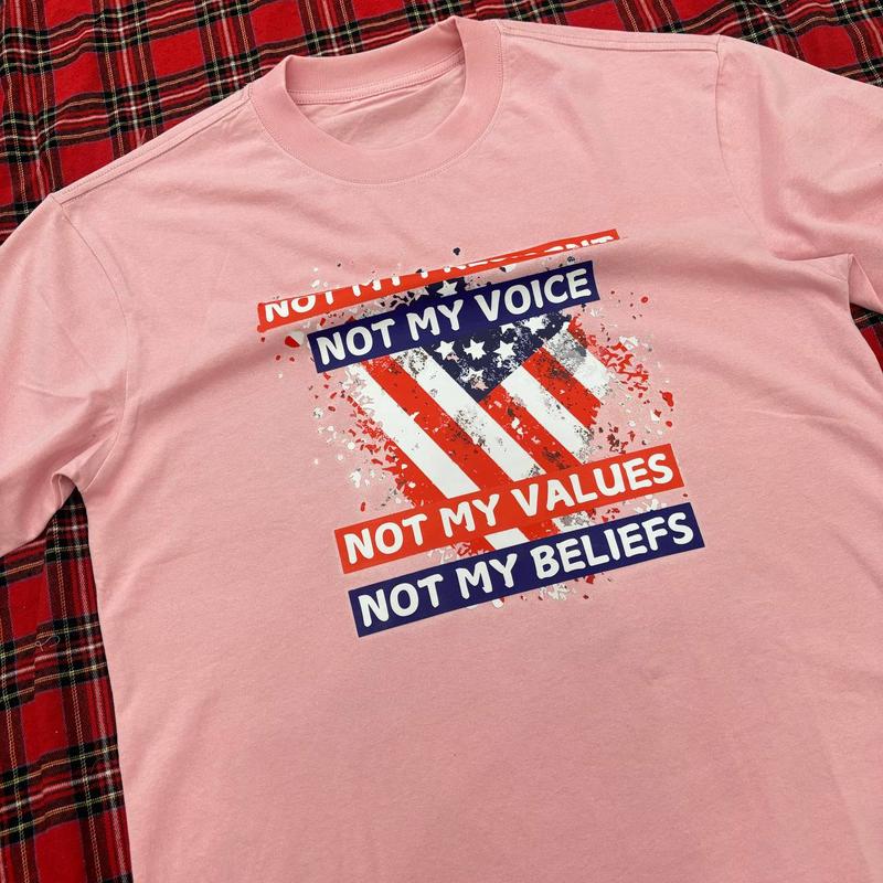 Bold Political Statement: Not My President Dissent Shirt for Women