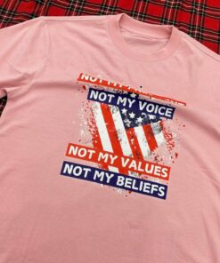 Bold Political Statement: Not My President Dissent Shirt for Women