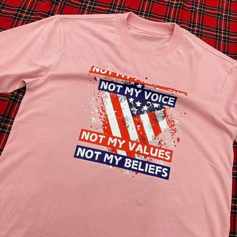 Bold Political Statement: Not My President Dissent Shirt for Women