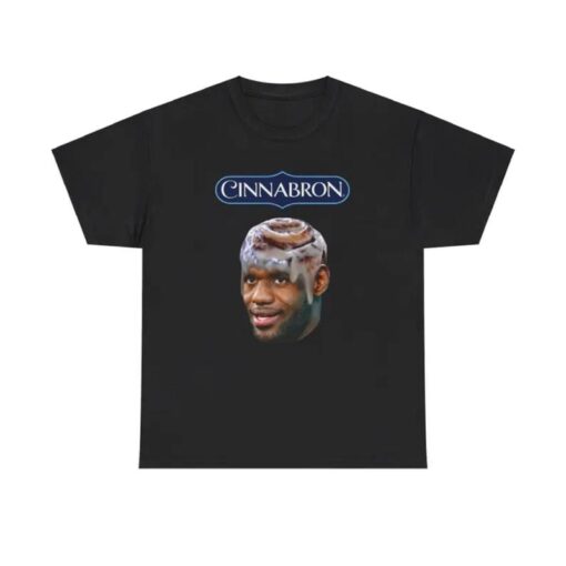 Cinnabron LeBron James Meme T-Shirt for Women - Vintage Graphic Tee Gift