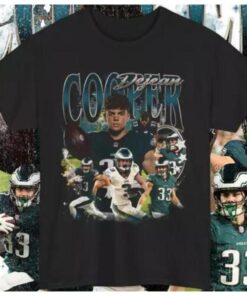 Cooper DeJean Philadelphia Eagles Graphic Tee - Vintage Game Day Football Shirt