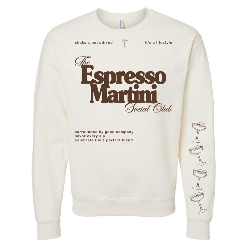 Espresso Martini Enthusiast Crewneck Sweatshirt
