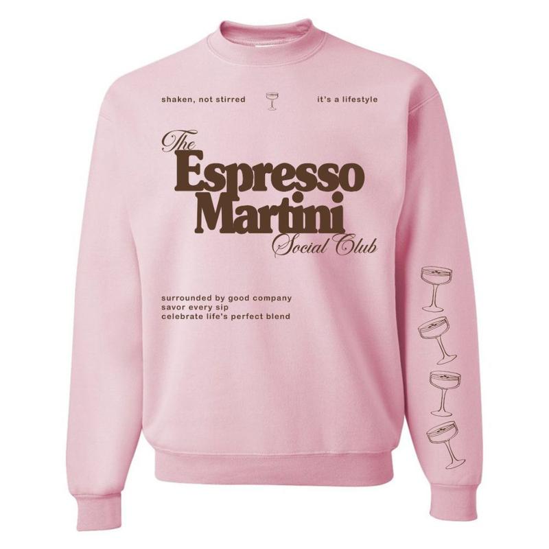Espresso Martini Enthusiast Crewneck Sweatshirt
