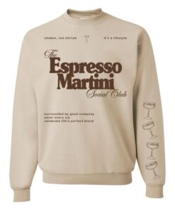 Espresso Martini Enthusiast Crewneck Sweatshirt