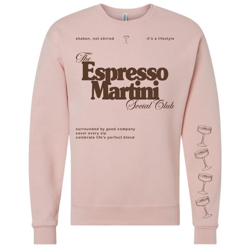 Espresso Martini Enthusiast Crewneck Sweatshirt