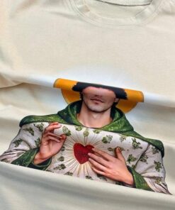 Gildan 5000 Saintly T-Shirt with Heart Symbol for Men & Women – Spiritual Cotton Tee