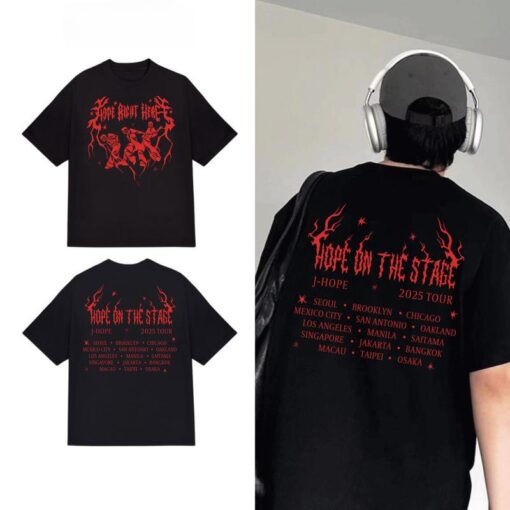 J-Hope "Hope On The Stage" Tour T-shirt - K-Pop Army Gift
