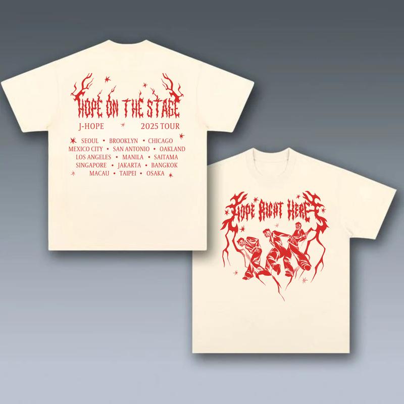 J-Hope "Hope On The Stage" Tour T-shirt - K-Pop Army Gift