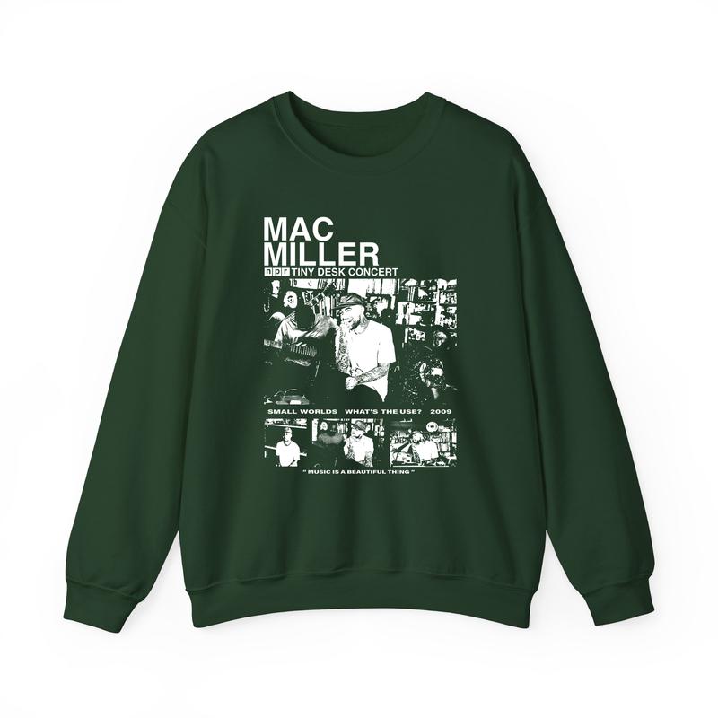 Mac Miller Tiny Desk Concert Sweatshirt - Nostalgic Tribute for True Fans