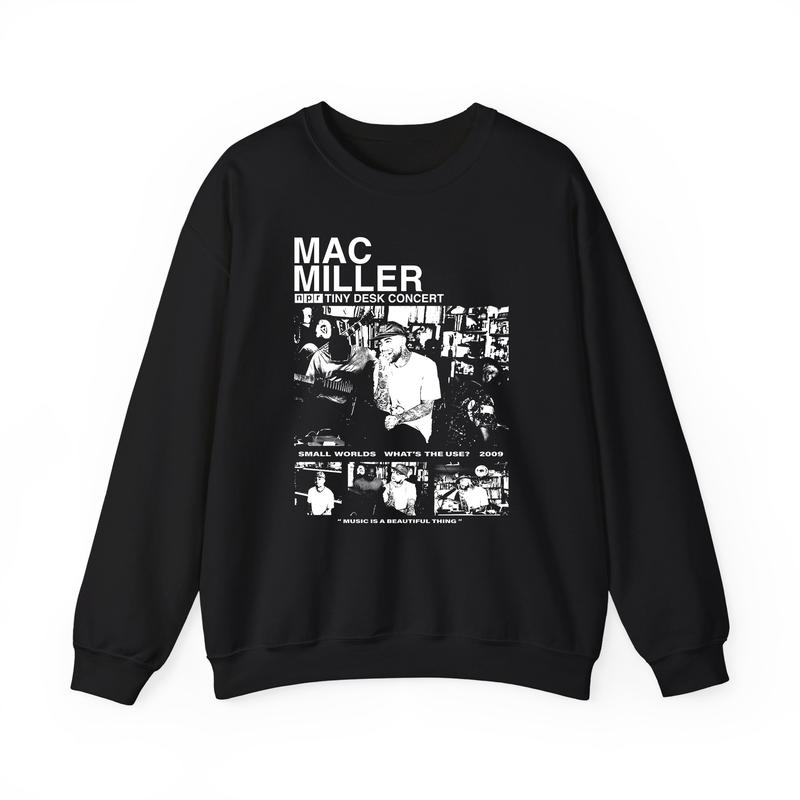Mac Miller Tiny Desk Concert Sweatshirt - Nostalgic Tribute for True Fans