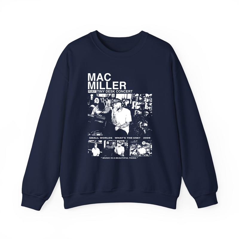 Mac Miller Tiny Desk Concert Sweatshirt - Nostalgic Tribute for True Fans
