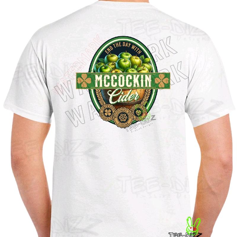 McCockin Cider Men's Humorous Crewneck T-Shirt - Relax with Style