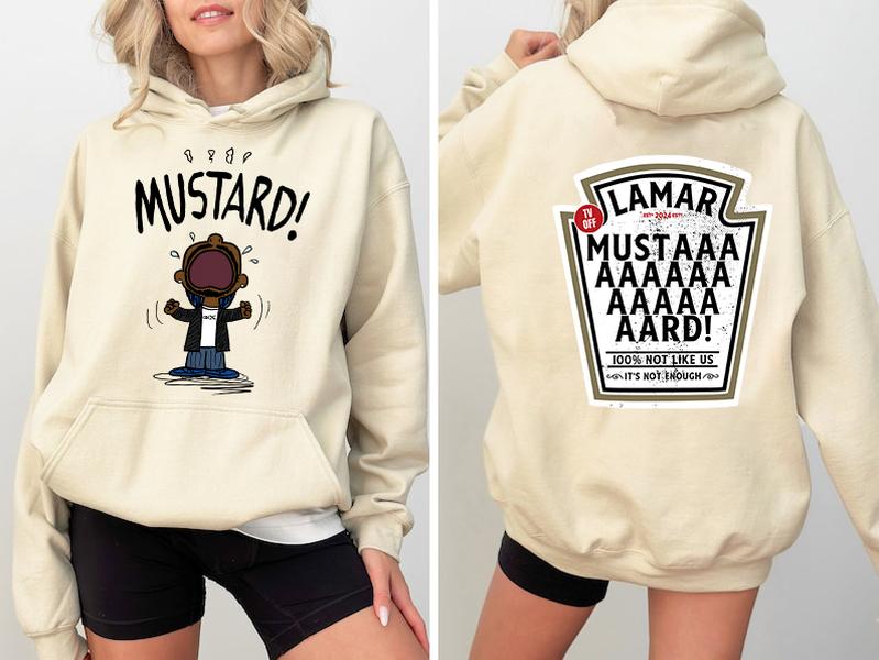 Mustard Pop Culture Tee: Lamar Mustard VR3 T-Shirt 2025 for Best Performance Tour