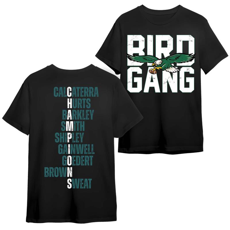 Philadelphia Eagles Bird Gang Champions Unisex Football Sweatshirt
