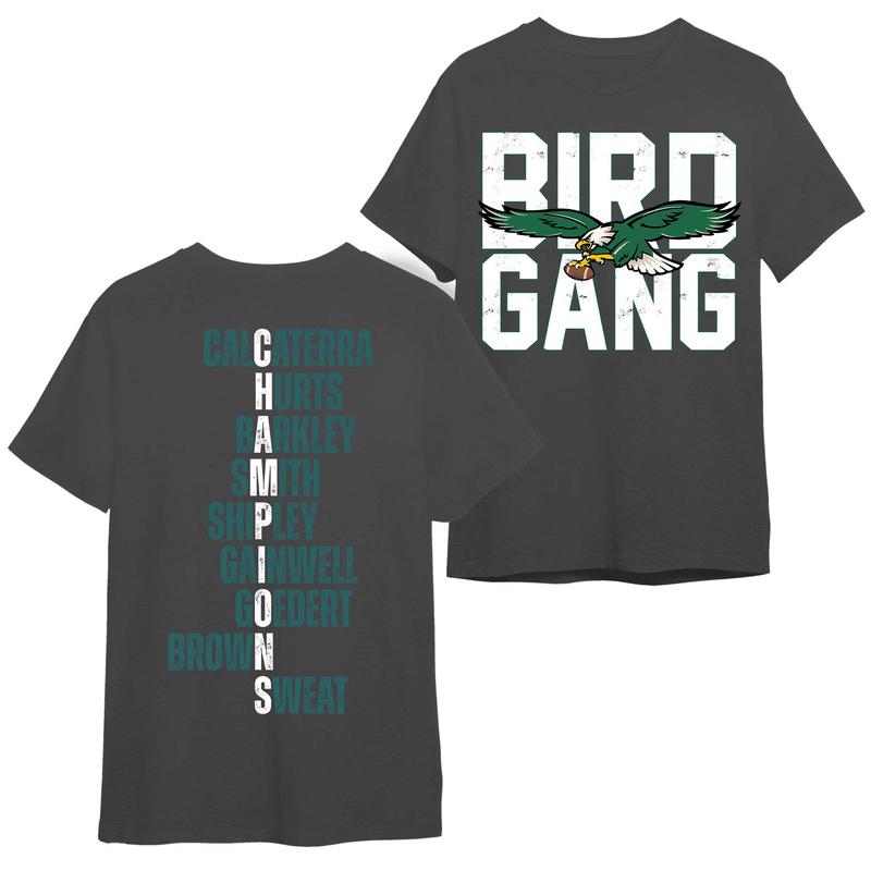 Philadelphia Eagles Bird Gang Champions Unisex Football Sweatshirt