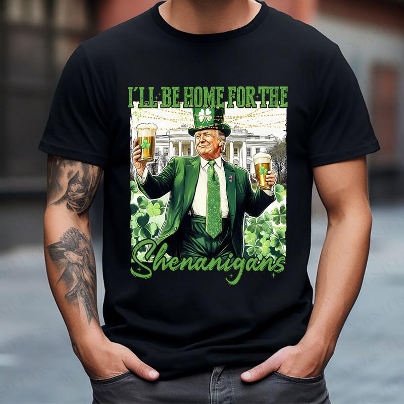 St. Patrick’s Day Shenanigans Shirt - Humor Meets Patriotism