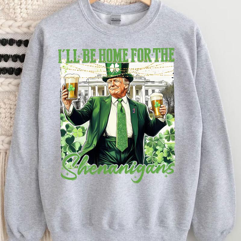 St. Patrick’s Day Shenanigans Shirt - Humor Meets Patriotism
