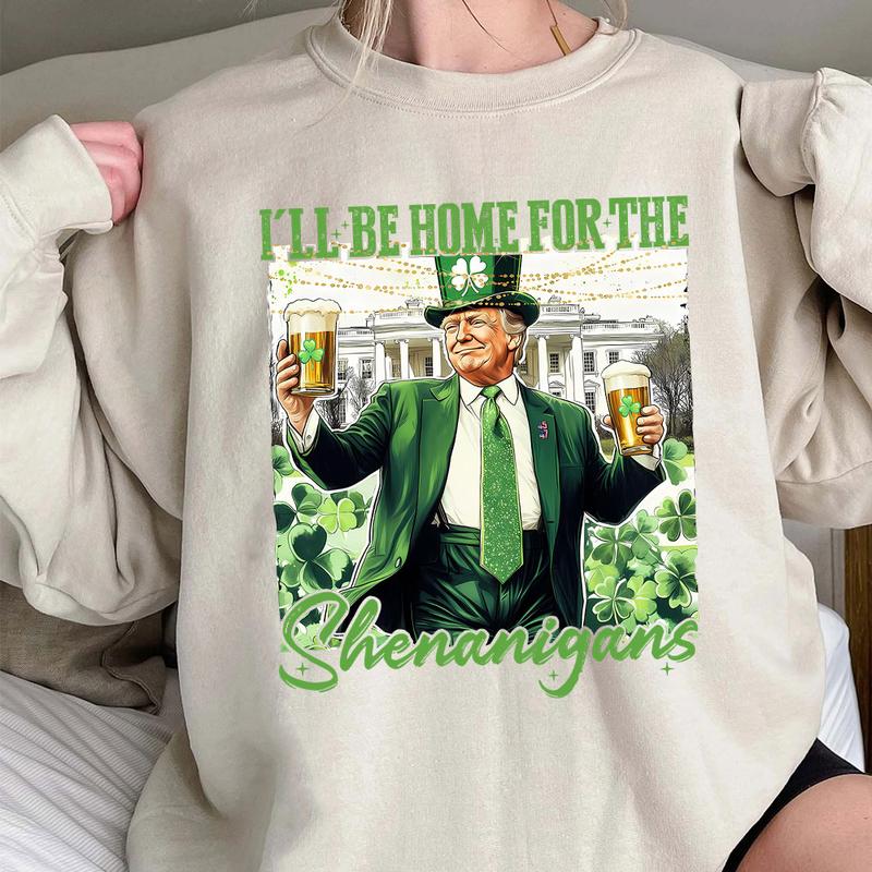 St. Patrick’s Day Shenanigans Shirt - Humor Meets Patriotism