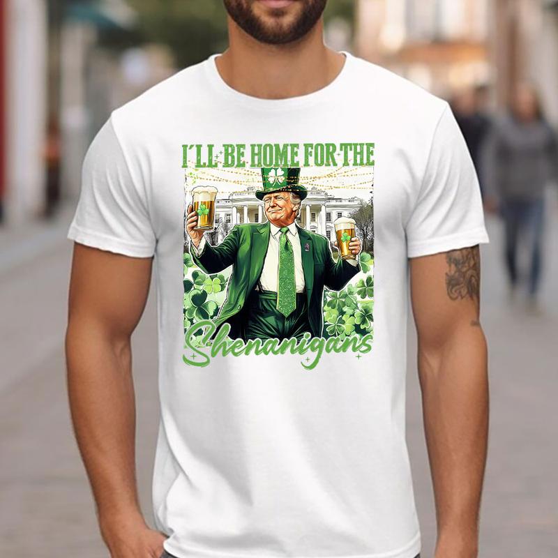 St. Patrick’s Day Shenanigans Shirt - Humor Meets Patriotism
