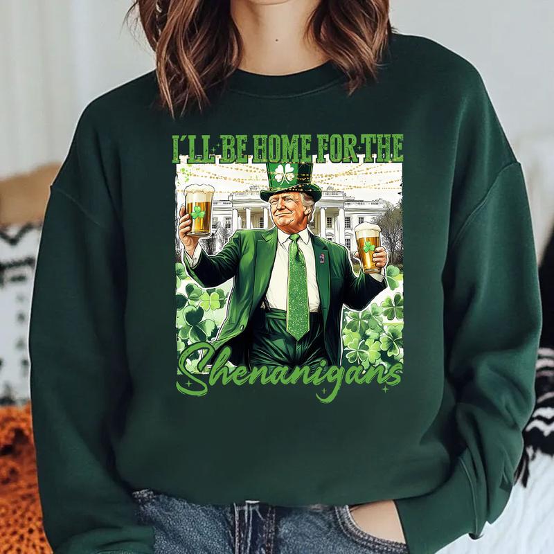 St. Patrick’s Day Shenanigans Shirt - Humor Meets Patriotism
