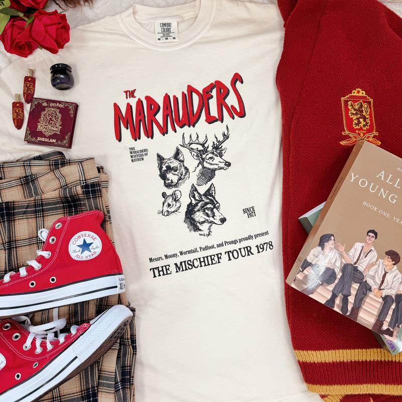 The Mischief Tour 1978 - Marauders Garment Dyed Tee