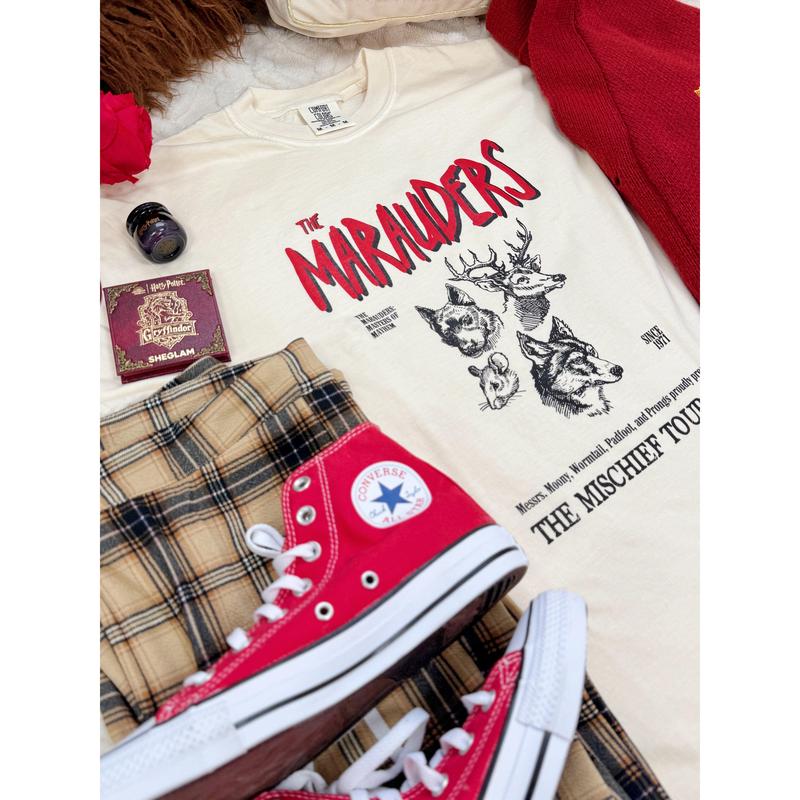 The Mischief Tour 1978 - Marauders Garment Dyed Tee