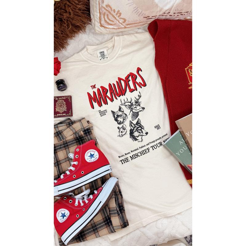 The Mischief Tour 1978 - Marauders Garment Dyed Tee