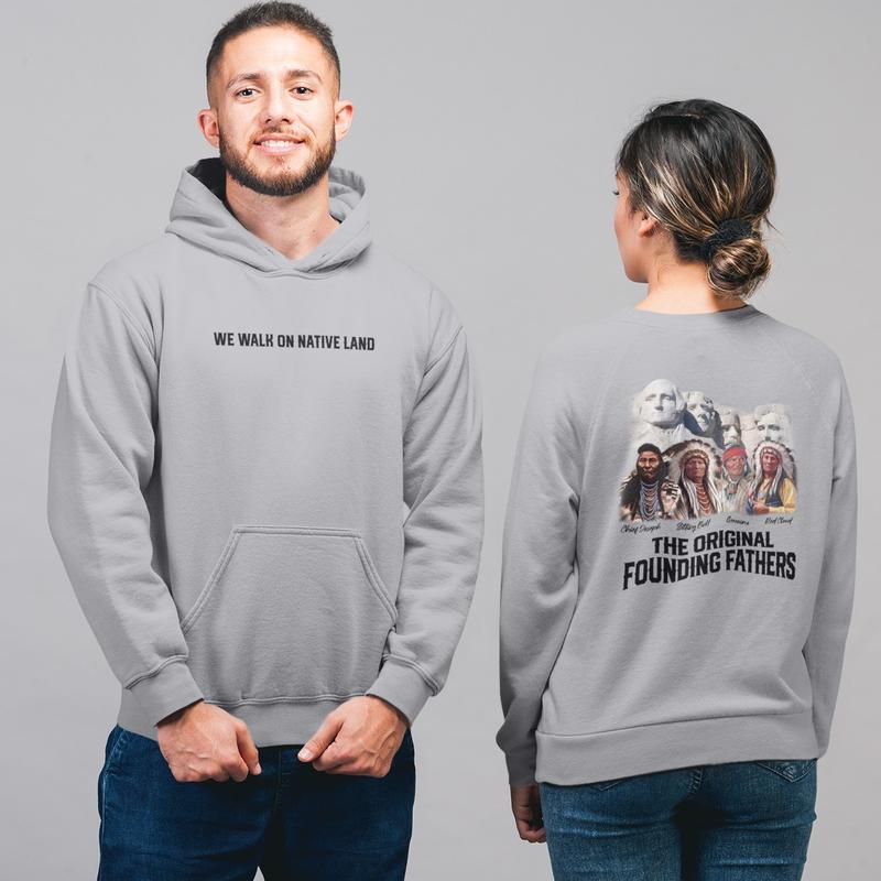 We Walk On Native Land Shirt - Supporting Immigrants & Acknowledging Indigenous Rights