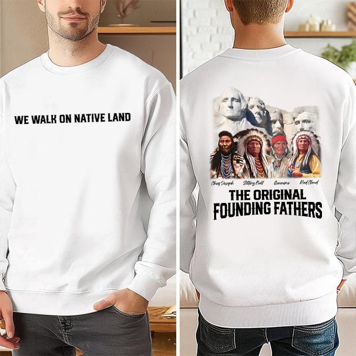 We Walk On Native Land Shirt - Supporting Immigrants & Acknowledging Indigenous Rights