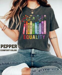 Equality and Social Justice Floral Shirt - Empowering Feminist Gift