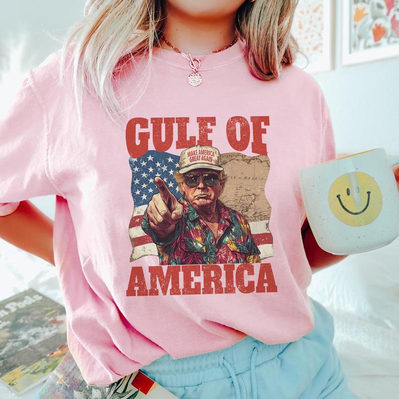 Funny Trump Gulf of America Shirt - Viral Design with Patriotic Flair