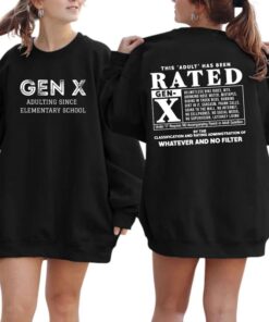 Gen X Rated Adult Graphic Tee - Vintage Inspired Funny Sarcastic T-Shirt