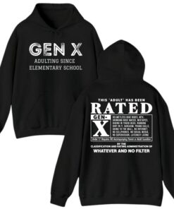Gen X Rated Adult Graphic Tee - Vintage Inspired Funny Sarcastic T-Shirt