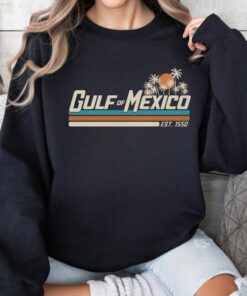 Gulf of Mexico Cotton T-Shirt - Vintage Inspired, EST. 1550