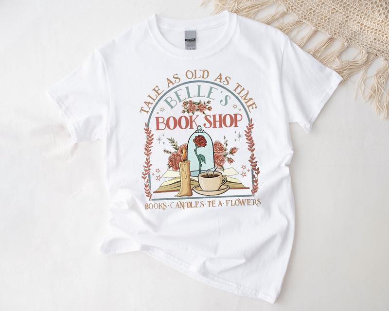 Tale as Old as Time: Vintage Beauty and the Beast Shirt for Book Lovers