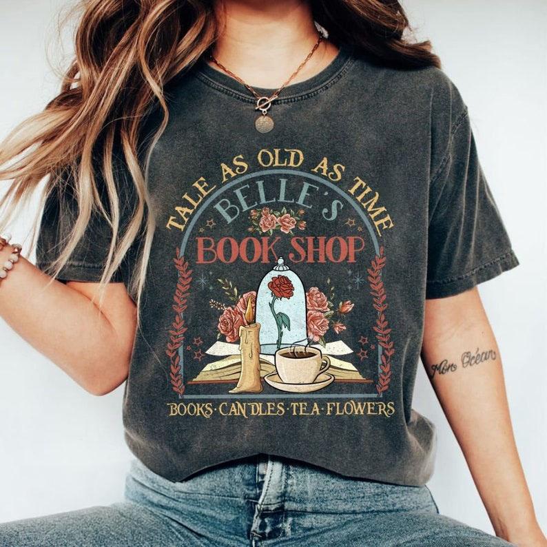 Tale as Old as Time: Vintage Beauty and the Beast Shirt for Book Lovers