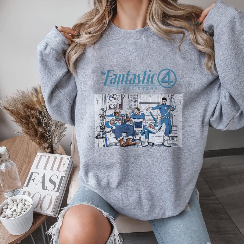 The Fantastic Four: First Steps Adventure Shirt - Cozy Marvel Wear for Superhero Fans