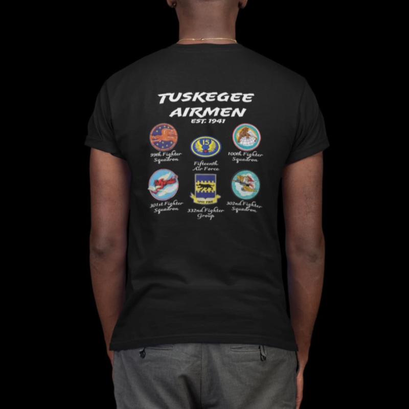 Tuskegee Airmen Tribute T-Shirt for Men - Graphic Tee Celebrating American Heroes