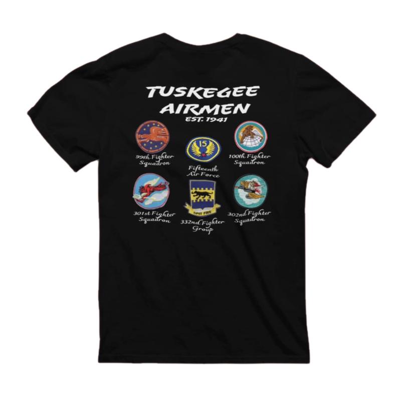 Tuskegee Airmen Tribute T-Shirt for Men - Graphic Tee Celebrating American Heroes
