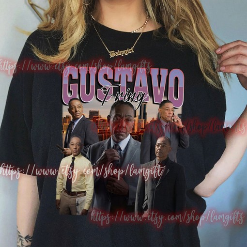 Gustavo Fring Graphic Tee, Giancarlo Esposito Vintage Shirt, Los Pollos Hoodie