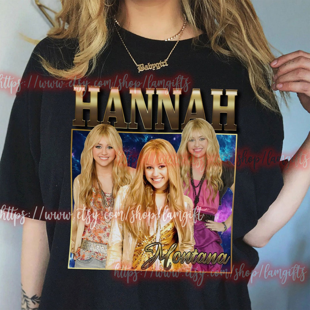 Hannah Montana 90s Style Tee, Vintage Hoodie, Miley Cyrus Graphic Tee