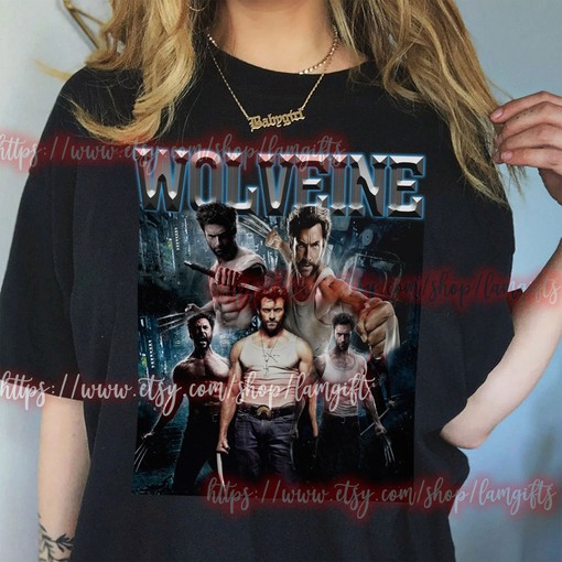 Marvel Wolverine Logan Sweatshirts, Vintage Hoodie & Hugh Jackman Graphic Tee - Perfect Gifts for Fans