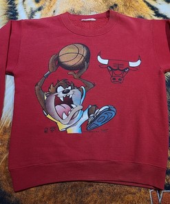 90's Taz Chicago Bulls Sweatshirt Hoodie Shirt Gifts for Fans